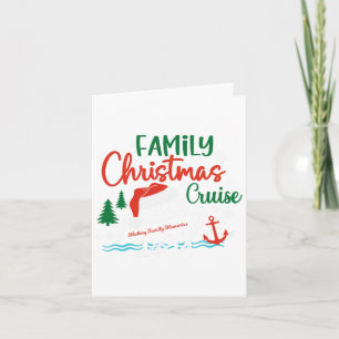 Family Christmas Cruise 2024 Merry Cruisemas Xmas  Card