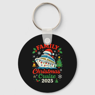 Family Christmas Cruise 2025 Matching Family Winte Keychain