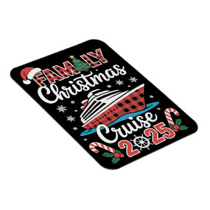 Family Christmas Cruise 2025 Matching Holiday Xmas Magnet