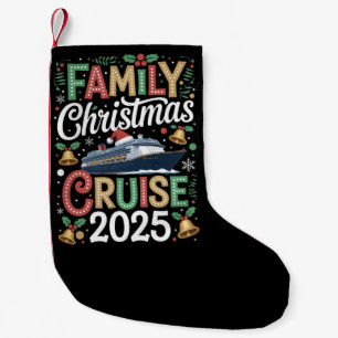 Family Christmas Cruise 2025 Matching Holiday Xmas Small Christmas Stocking