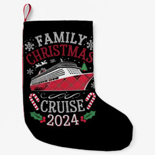 Family Christmas Cruise Squad 2024 Matching Outfit Small Christmas Stocking