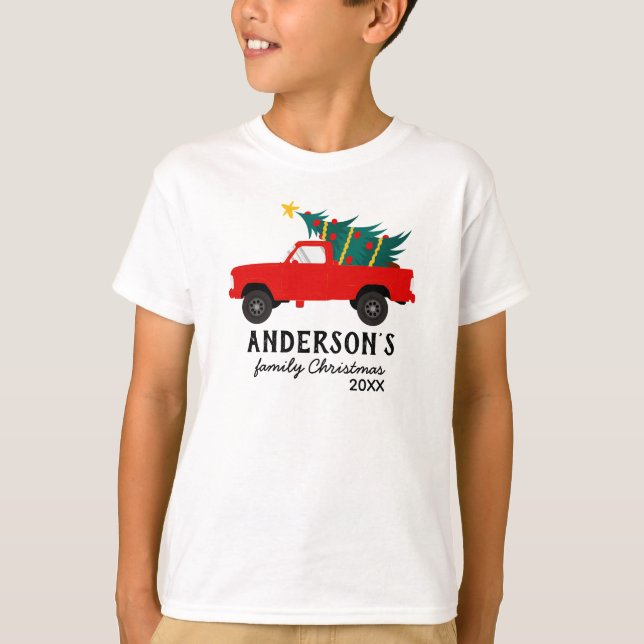 Family Christmas Custom T-Shirt (Front)