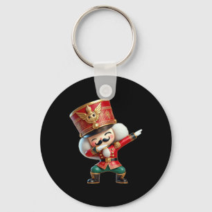 Family Christmas Dabbing Nutcracker Xmas Kids Girl Keychain