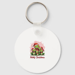 Family christmas frogs (1) keychain
