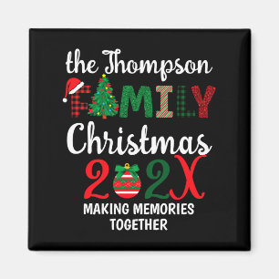 Family Christmas Making Memories Together Magnet
