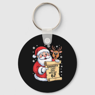 Family Christmas Meme About Naughty List And Six S Keychain