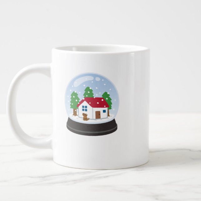 Family Christmas Mug – Fun Holiday Hot Cocoa Cup (Gauche)