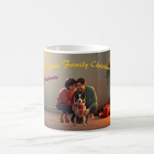 Family Christmas Mug with Border Collie – Cozy Hol