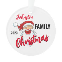 Family Christmas Ornaments Personalized