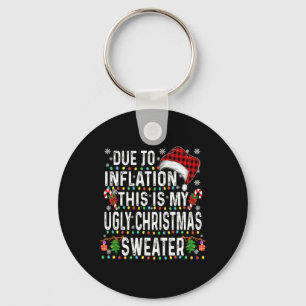 Family Christmas Pajama Men Women Funny Christmas Keychain