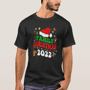 Family Christmas Pajamas 2022 Matching Team Santa T-Shirt