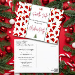 Family Christmas Party Save the Date Santa Hat Postcard<br><div class="desc">Fun Family Christmas Party Save the Date Santa Hat Postcard design. All text is editable,  adjustable,  and easily changed with your party details.</div>