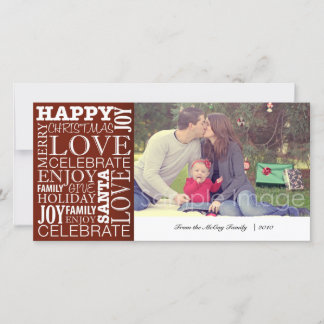 Family Christmas Photo Card