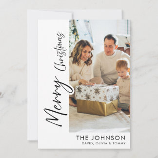 Family Christmas Photo Card | Personalized
