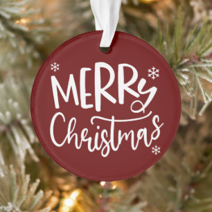 Family Christmas Photo, Merry Christmas Ornament