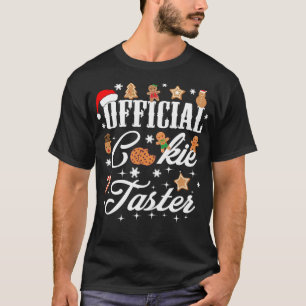 Family Christmas Pjs Matching Sets Official Cookie T-Shirt