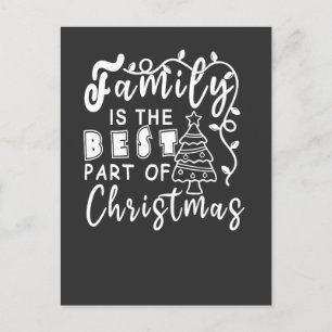 Family Christmas Postcard