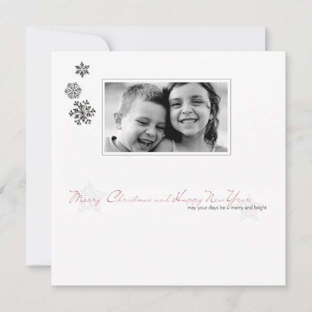family christmas potriat photo card (Front)