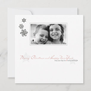 family christmas potriat photo card