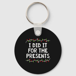 Family Christmas Shirt I Don't Do Matching Outfits Keychain