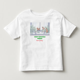 Family Christmas T-Shirt – Cozy Winter Fox Scene