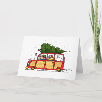 Family Christmas Tree Picked Card! Holiday Card