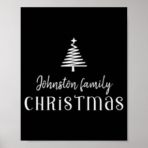 Family Christmas Tree Uni Kids T Shirt Poster