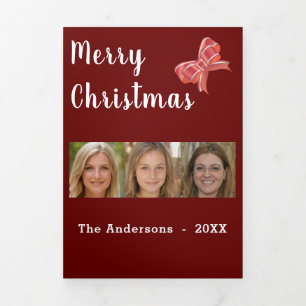 Family Christmas Tri-Fold Programme