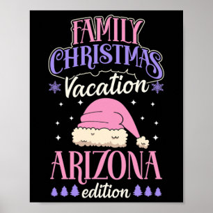 Family Christmas Vacation Arizona Edition Matching Poster