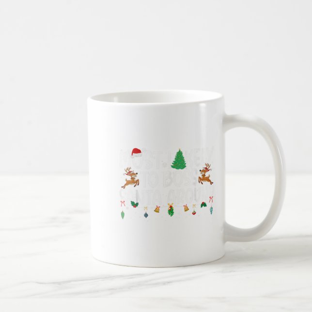 Family Christmas Xmas Most Likely To Boss Santa Ar Coffee Mug (Right)
