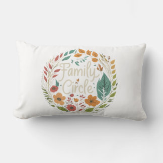 "Family Circle"  Lumbar Pillow