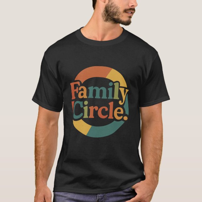 Family Circle – Retro Multicolor Unity Tee (Front)