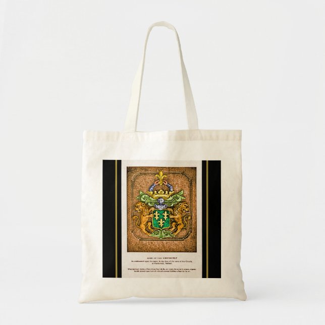 Family Coat of Arms Small Tote Bag (Front)