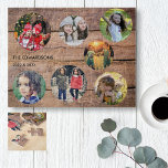 Family collage 7 photos family name unique jigsaw puzzle<br><div class="desc">Create your own family collage jigsaw puzzle
You can personalize it and add your most beautiful photos,  family name and year. Great fun !</div>