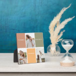 Family Collage Photo | Thankful Blessed Grateful Plaque<br><div class="desc">Family Collage Photo | Thankful Blessed Grateful</div>