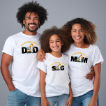 Family Construction Birthday Mom Dad Sister T-Shirt<br><div class="desc">Birthday Construction Backhoe tractor Family t-shirts or select sweatshirts with family member's name "Mom" "Dad", "Sis", "Bro". Select the shirt size the style of shirt for each member of your family. Change the letters for each order. This one is for "SIS". To make more changes go to Personalize this template....</div>