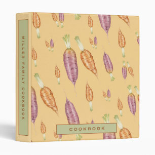 Family Cookbook Recipe   Carrots   Custom Text Binder