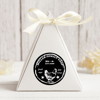 Family Coop Hen Fresh Eggs Classic Round Sticker