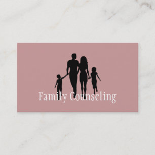 Family Counseling Group Life Coach Therapy Business Card