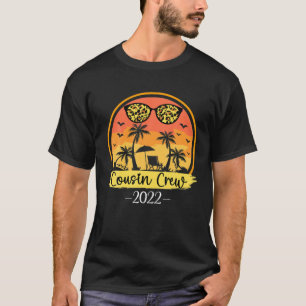 Family Cousin Crew 2022 Cool Summer Vacation Beach T-Shirt