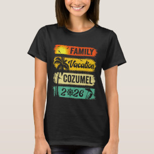Family Cozumel Vacation 2026 Funny Matching Group  T-Shirt