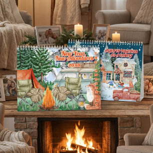 Family  Cozy Watercolor Positive Affirmations  Calendar