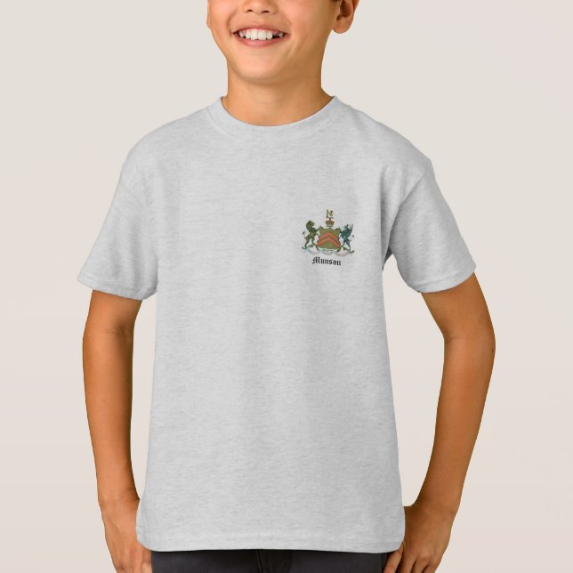 Family Crest Kids T-Shirt (Front)