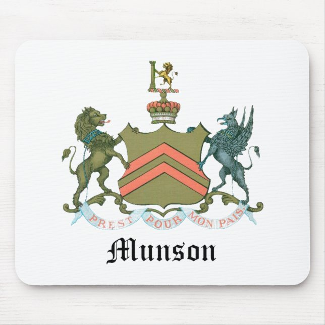 Family Crest Mouse Pad (Front)