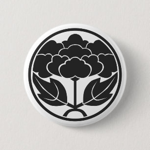 [Family Crests] Flowers 2 Inch Round Button