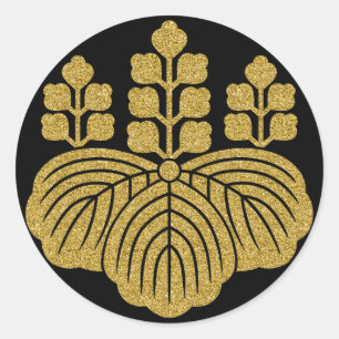 [Family Crests] Paulownia 5-7kiri Sticker