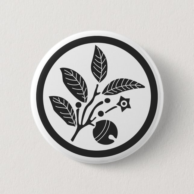 [Family Crests] Plants 2 Inch Round Button (Front)