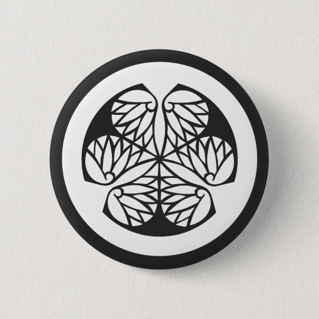 [Family Crests] Plants 2 Inch Round Button (Front)