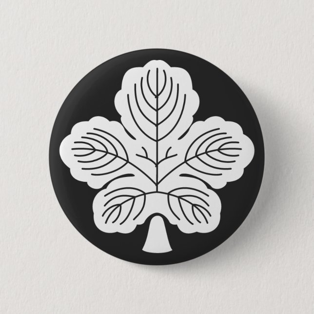 [Family Crests] Plants 2 Inch Round Button (Front)
