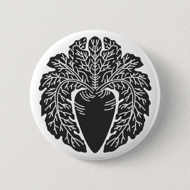 [Family Crests] Plants 2 Inch Round Button (Front)